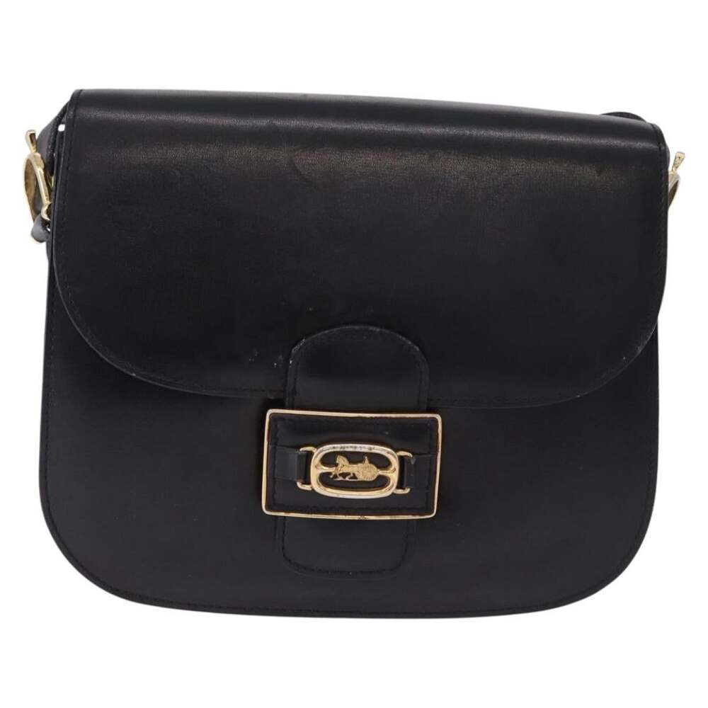 Celine Horse Carriage Shoulder Bag Black